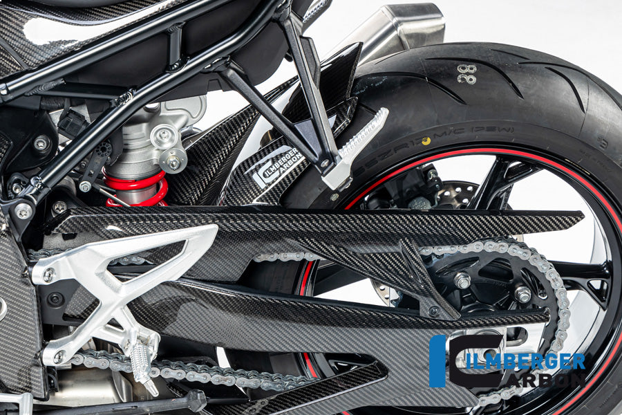 Ilmberger Carbon Rear Hugger Incl. Upper Chainguard for the BMW S 1000 R '21 / S 1000 RR '19-23 / M 1000 R '23-24 / M 1000 RR '21-24