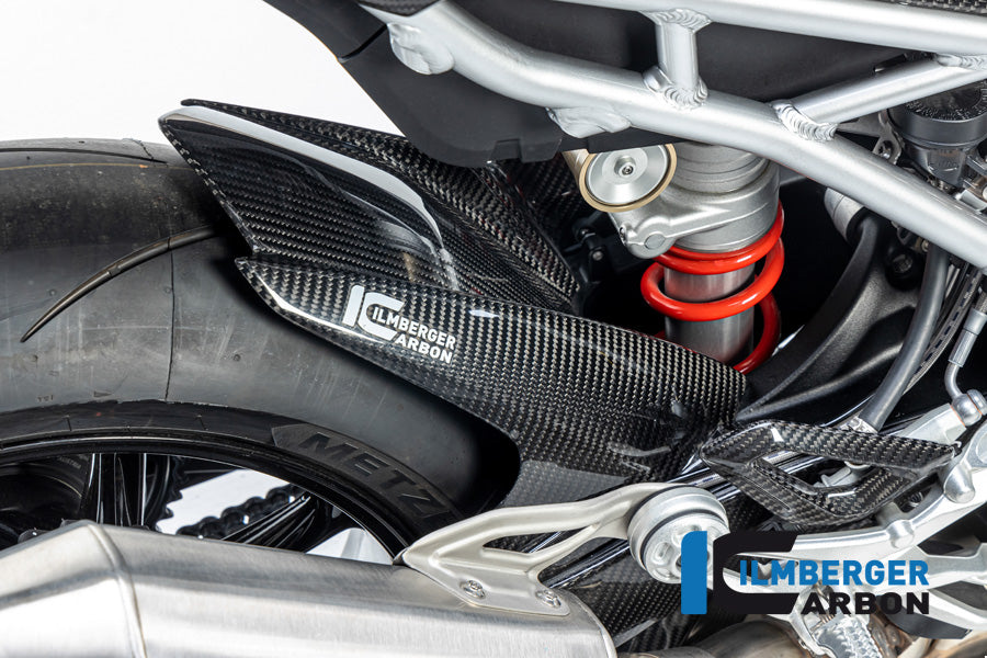Ilmberger Carbon Rear Hugger Incl. Upper Chainguard for the BMW S 1000 R '21 / S 1000 RR '19-23 / M 1000 R '23-24 / M 1000 RR '21-24