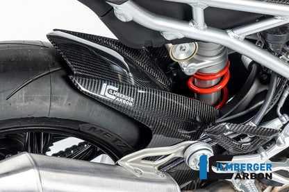 Ilmberger Carbon Rear Hugger Incl. Upper Chainguard for the BMW S 1000 R '21 / S 1000 RR '19-23 / M 1000 R '23-24 / M 1000 RR '21-24