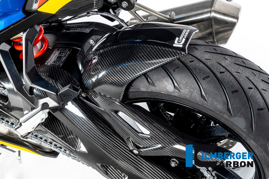 Ilmberger Carbon Rear Hugger incl. Upper Chainguard for the BMW S 1000 XR '20-24 / M 1000 XR '24