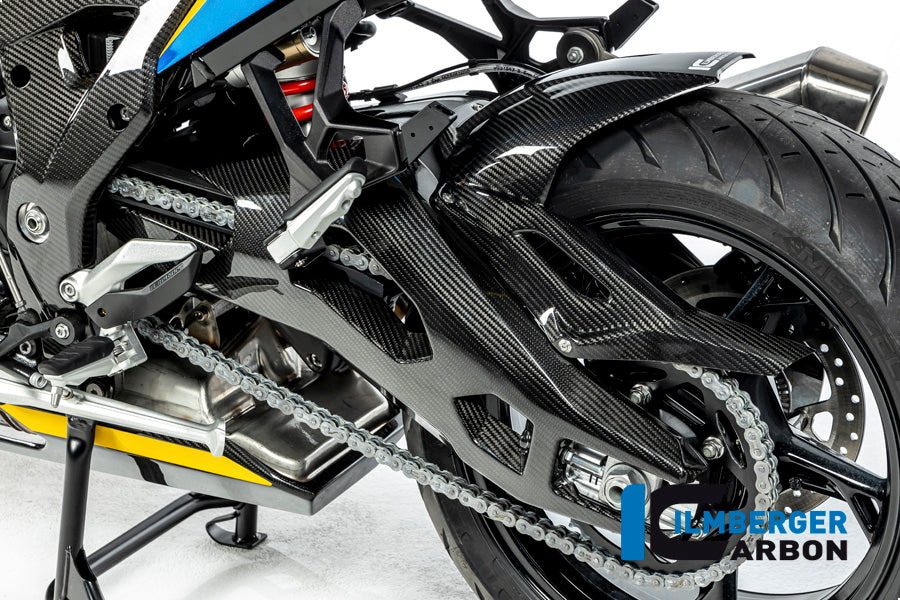 Ilmberger Carbon Rear Hugger incl. Upper Chainguard for the BMW S 1000 XR '20-24 / M 1000 XR '24