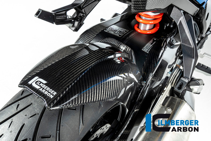 Ilmberger Carbon Rear Hugger incl. Upper Chainguard for the BMW S 1000 XR '20-24 / M 1000 XR '24