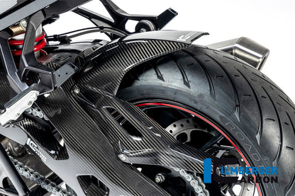 Ilmberger Carbon Rear Hugger incl. Upper Chainguard for the BMW S 1000 XR '20-24 / M 1000 XR '24