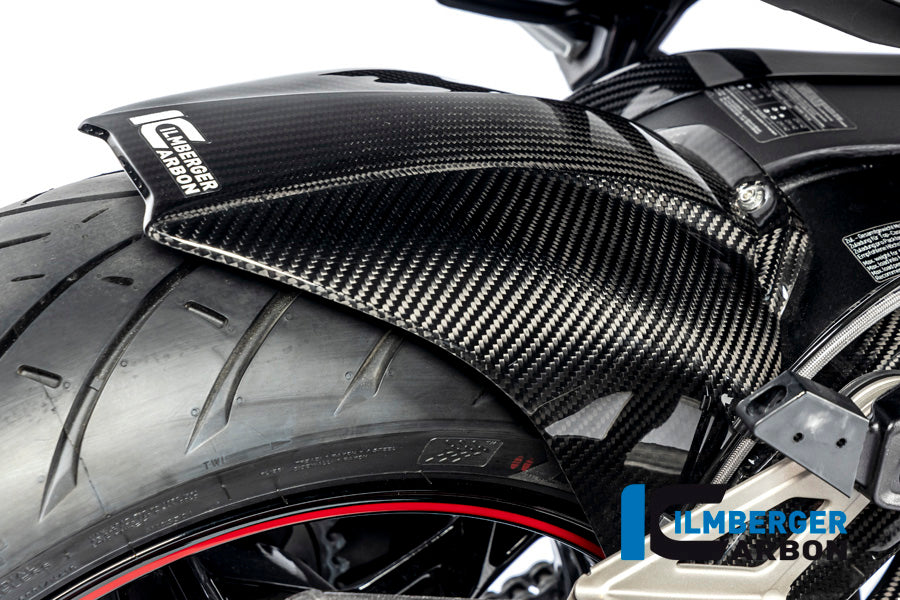 Ilmberger Carbon Rear Hugger incl. Upper Chainguard for the BMW S 1000 XR '20-24 / M 1000 XR '24