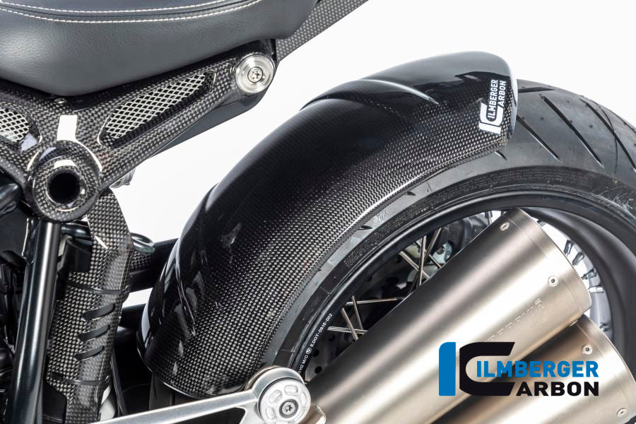 Ilmberger Carbon Rear Hugger, Carbon Retro for the BMW R Nine T '14-25, R Nine T Racer 2017