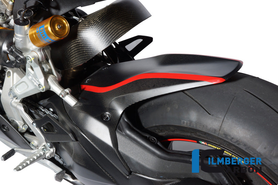 Ilmberger Carbon Rear Hugger Large Version Matt for the Ducati 1199 Panigale / 1199 Panigale R '12-14