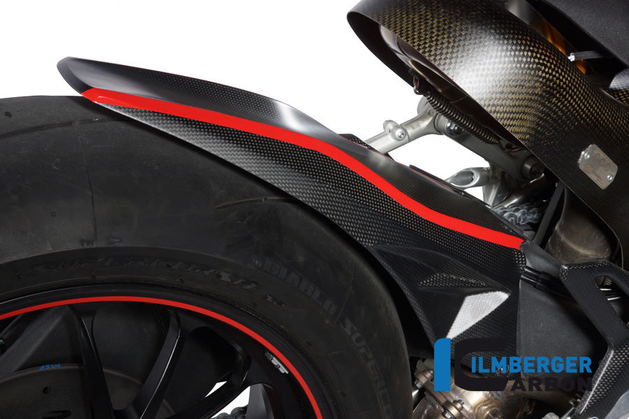 Ilmberger Carbon Rear Hugger Large Version Matt for the Ducati 1199 Panigale / 1199 Panigale R '12-14