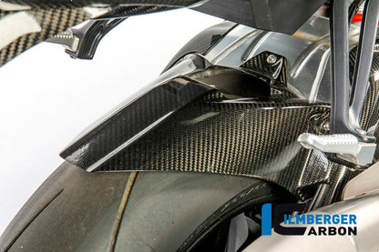 Ilmberger Carbon Rear Hugger Incl. Upper Chainguard with ABS Carbon for the BMW S 1000 R '14-25 / S 1000 RR '09-18 / HP4 '12-25