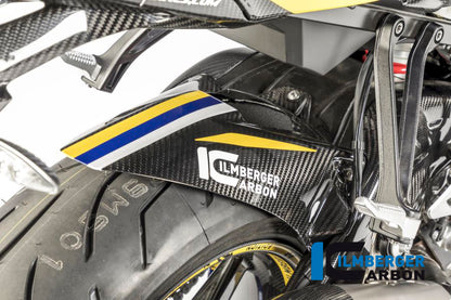 Ilmberger Carbon Rear Hugger Incl. Upper Chainguard with ABS Carbon for the BMW S 1000 R '14-25 / S 1000 RR '09-18 / HP4 '12-25