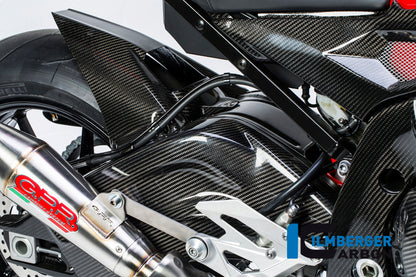 Ilmberger Carbon Rear Hugger Incl. Upper Chainguard with ABS Carbon for the BMW S 1000 R '14-25 / S 1000 RR '09-18 / HP4 '12-25
