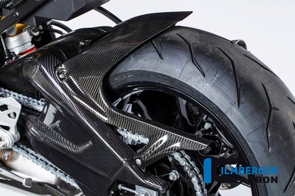 Ilmberger Carbon Rear Hugger Incl. Upper Chainguard with ABS Carbon for the BMW S 1000 R '14-25 / S 1000 RR '09-18 / HP4 '12-25