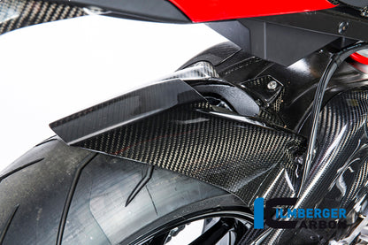 Ilmberger Carbon Rear Hugger Incl. Upper Chainguard with ABS Carbon for the BMW S 1000 R '14-25 / S 1000 RR '09-18 / HP4 '12-25