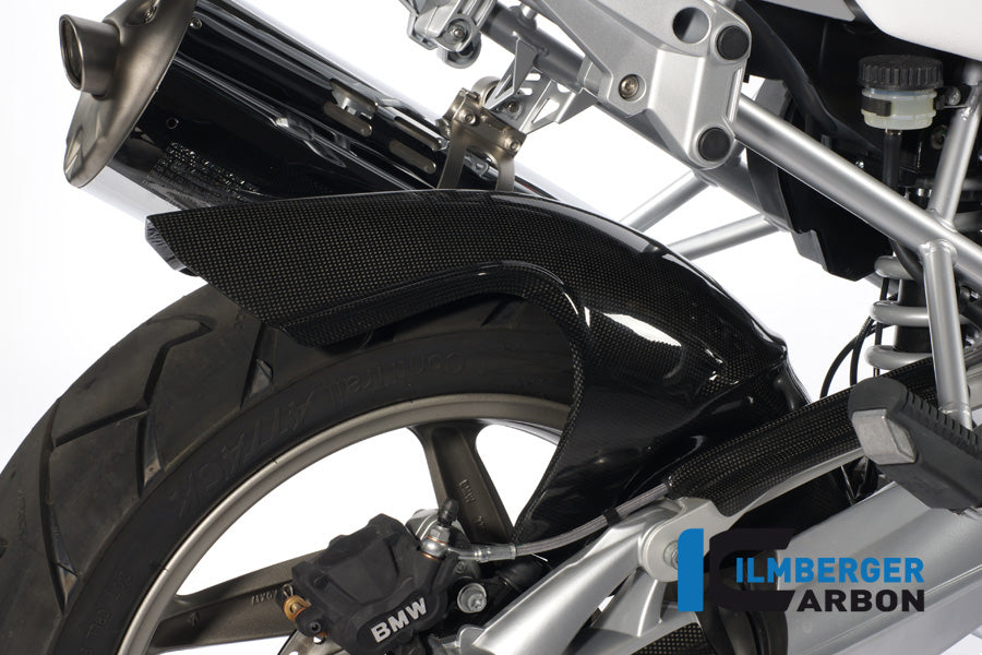 Ilmberger Carbon Rear Hugger GS with ESA and Original Caseholder, Carbon for the BMW R 1200 GS '04-12 and Adventure All models 'All years