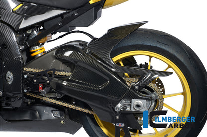 Ilmberger Carbon Rear Hugger Incl. Upper Chainguard with ABS Carbon for the BMW S 1000 RR Stocksport / Racing 2009-2025
