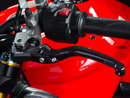 Bonamici Racing Aluminium Lever Kit for the Ducati Monster 1100 '10-16, Monster 1200 '14-18, 749/999 '02-06, 848/1098/1198 '07-12 & etc.