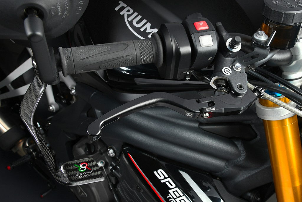 Bonamici Racing Aluminium Lever Kit for the Triumph Speed Triple 1200 RR '21-24 and Street Triple 765 RS / Moto2 '23-24
