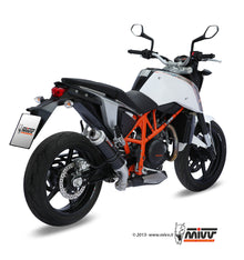 MIVV Slip-on, GP Black, Standard Exhaust For KTM 640 Duke 2012-2018