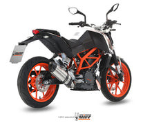 MIVV Full System 1x1, Suono Stainless Steel, Standard Exhaust For KTM 390 Duke 2013-2016
