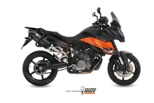 MIVV 2 Slip-on, Oval Carbon, Standard Exhaust For KTM 990 Supermoto 2009-2013