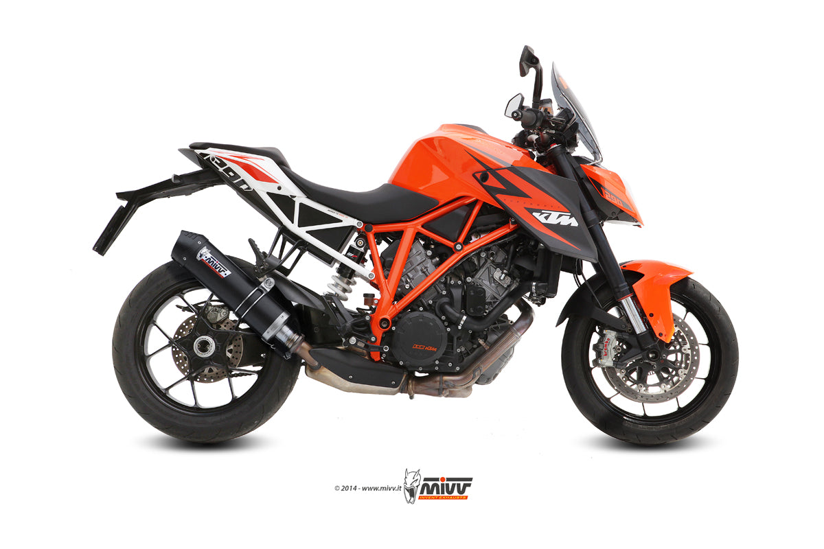 MIVV Slip-on, Oval Carbon, Standard Exhaust For KTM 1290 Superduke 2014-2019