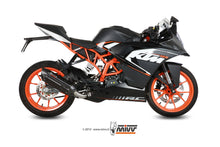 MIVV Full System 1x1, Suono Black, Standard Exhaust For KTM RC 125 2014-2016
