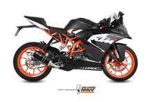 MIVV Full System 1x1, GP Black, Standard Exhaust For KTM RC 125 2014-2016