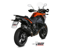 MIVV Slip-on, Speed Edge Black, Standard Exhaust For KTM 1050 Adventure 15-16, 1090 Adventure 17-19, 1190 Adventure 13-16