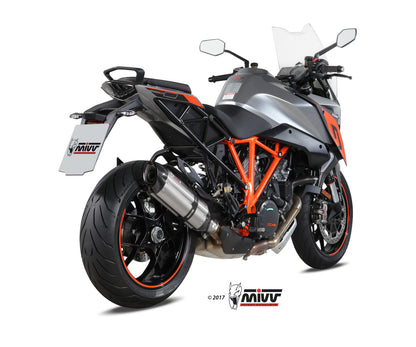 MIVV Slip-on, Suono Stainless Steel, Standard Exhaust For KTM 1290 Superduke GT 2016-2022