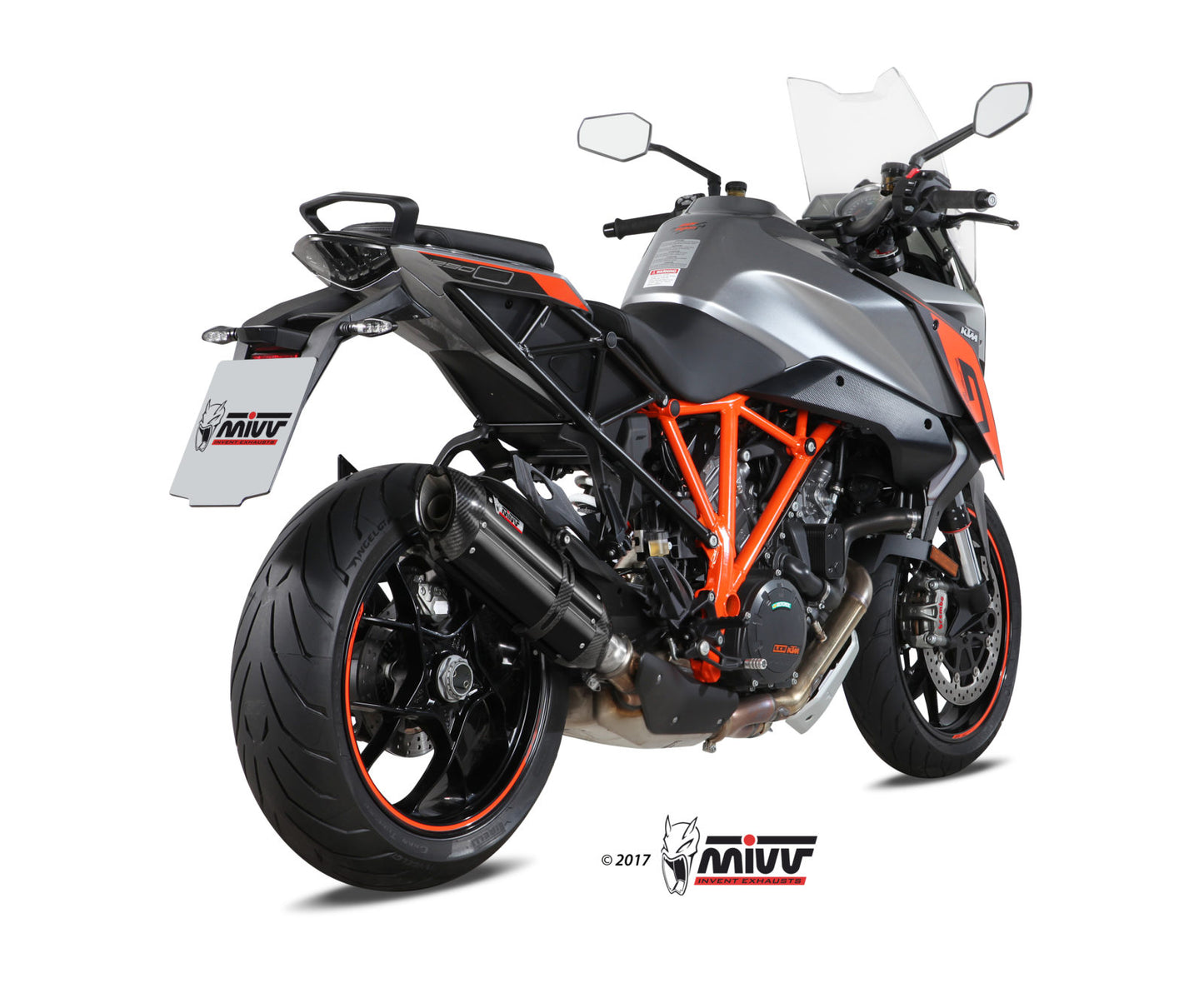 MIVV Slip-on, Suono Black, Standard Exhaust For KTM 1290 Superduke GT 2016-2022