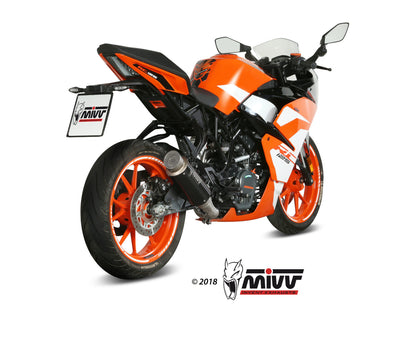 MIVV No-kat pipe (compatible with both MIVV and original silencers) Exhaust For KTM 125 Duke/390 Duke/RC 125/RC 390 2017-2020