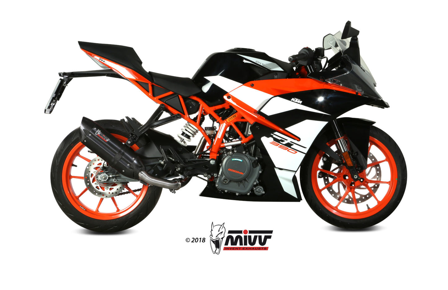 MIVV No-kat pipe (compatible with both MIVV and original silencers) Exhaust For KTM 125 Duke/390 Duke/RC 125/RC 390 2017-2020