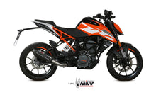 MIVV Slip-on, Suono Black, Standard Exhaust For KTM 125 Duke/390 Duke/RC 125/RC 390 2017-2020