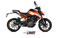 MIVV Slip-on, X-M1 Black, Standard Exhaust For KTM 125 Duke/390 Duke/RC 125/RC 390 2017-2020