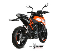 MIVV Slip-on, X-M1 Black, Standard Exhaust For KTM 125 Duke/390 Duke/RC 125/RC 390 2017-2020