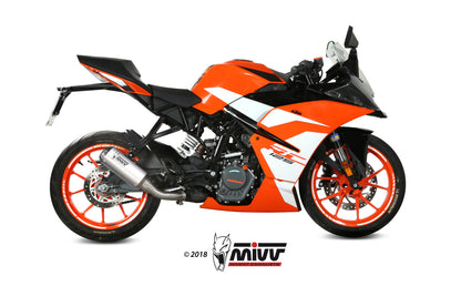MIVV Slip-on, MK3 Stainless Steel, Standard Exhaust For KTM 125 Duke/390 Duke/RC 125/RC 390 2017-2020
