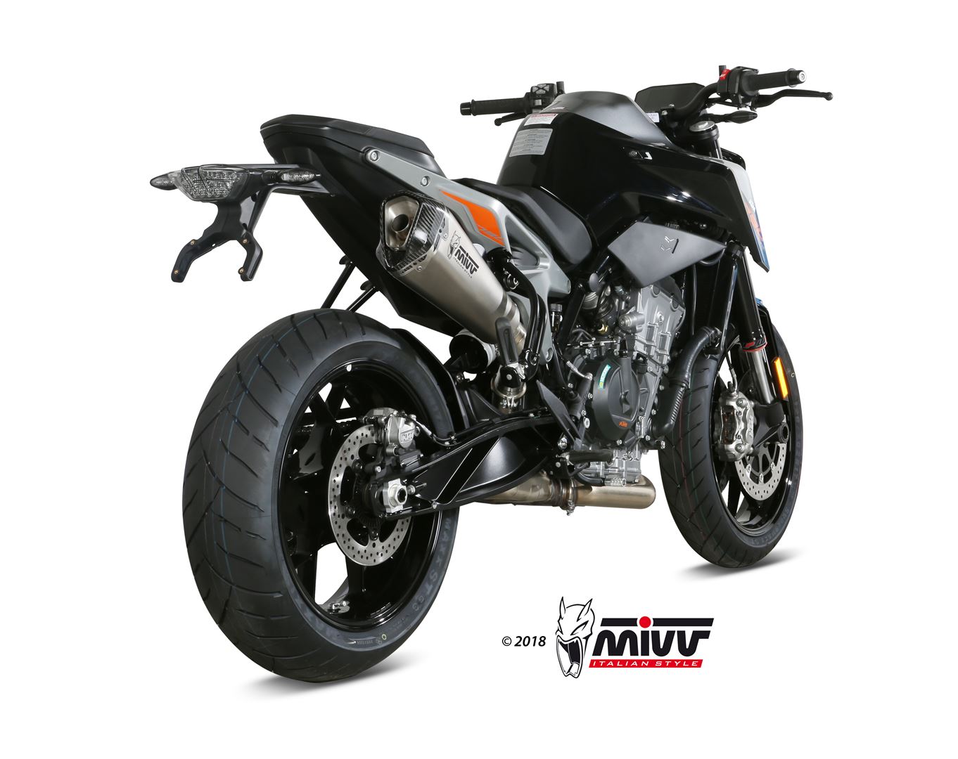 MIVV Slip-on, Delta Race Stainless Steel, Standard Exhaust For KTM 790 Duke 18-20, 890 Duke 20-22