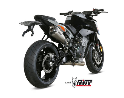 MIVV Slip-on, Delta Race Stainless Steel, Standard Exhaust For KTM 790 Duke 18-20, 890 Duke 20-22