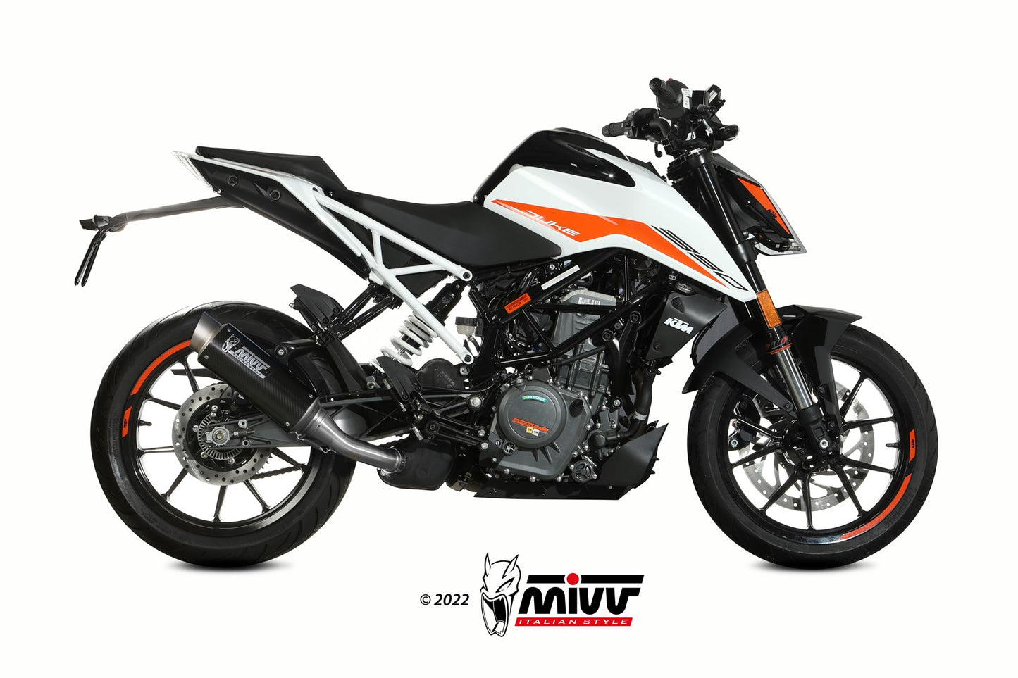 MIVV Slip-on, GPpro Carbon, Standard Exhaust For KTM 125/390 Duke 2021-2022