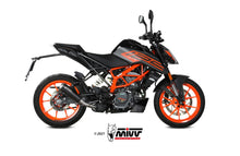 MIVV Slip-on, X-M1 Black, Standard Exhaust For KTM KTM 125/390 Duke 2021-2022