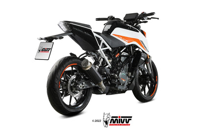 MIVV Slip-on, GPpro Black, Standard Exhaust For KTM 125/390 Duke 2021-2022