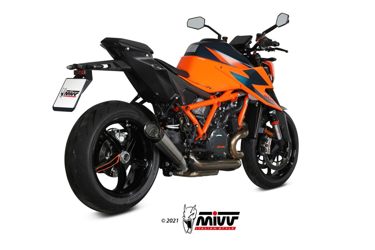 MIVV Slip-on, X-M5 Titan, Standard Exhaust For KTM 1290 Superduke 2020-2022
