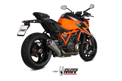 MIVV Slip-on, Delta Race Stainless Steel, Standard Exhaust For KTM 1290 Superduke 2020-2022