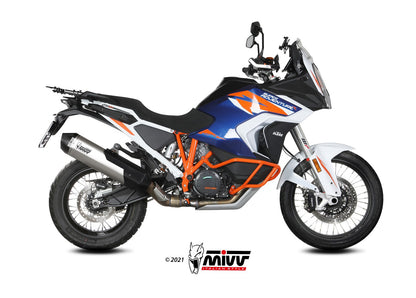 MIVV Slip-on, Speed Edge Titanium, Standard Exhaust For KTM 1290 Super Adventure / R / S / T 2021-2024