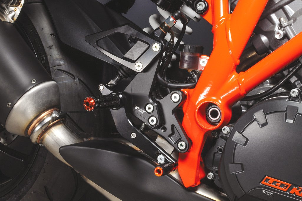 Bonamici Racing Aluminium Rearsets for the KTM 1290 Super Duke R/GT 2017-2019