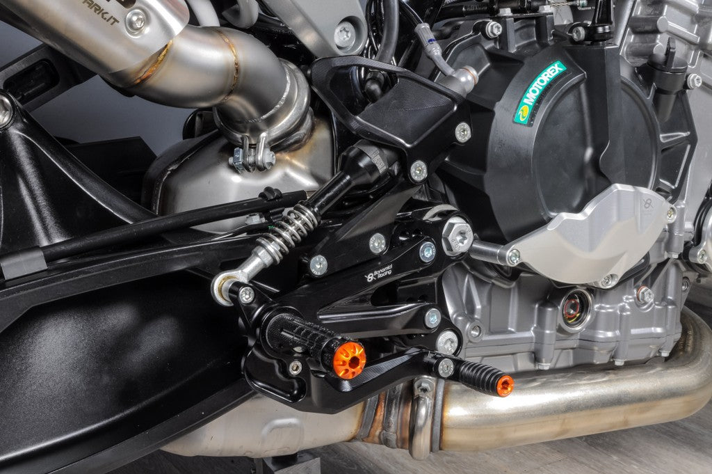 Bonamici Racing Aluminium Rearsets for the KTM 790 Duke/890 Duke 2018-2023