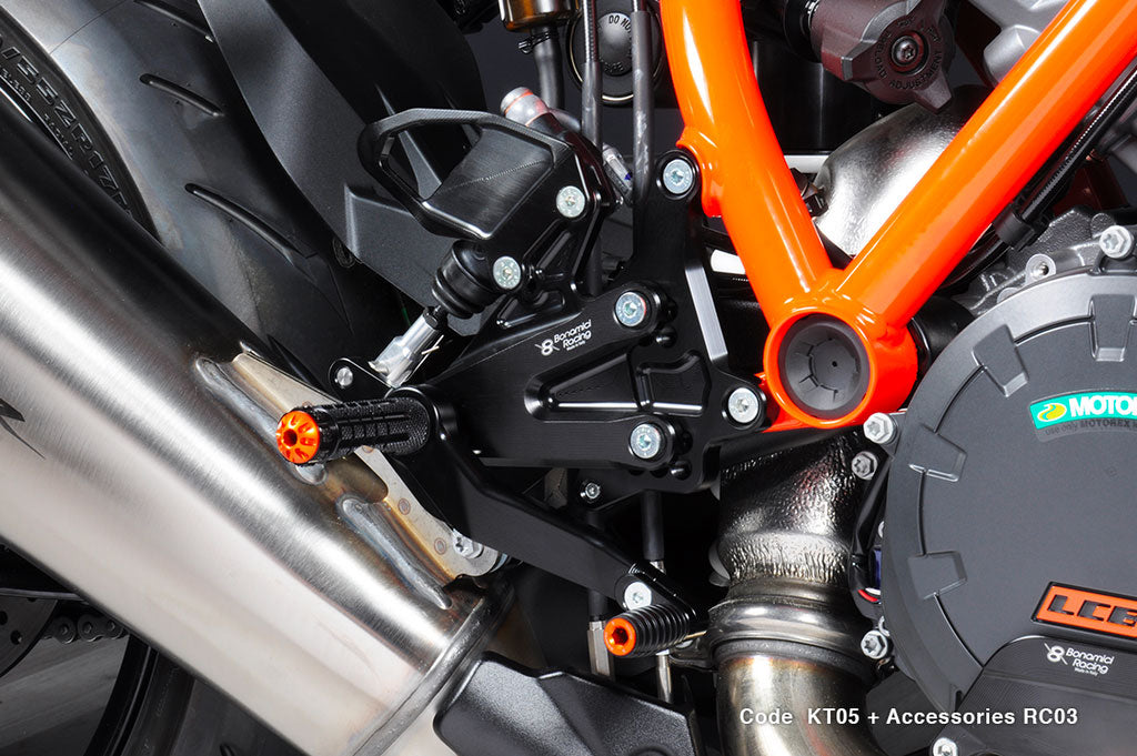 Bonamici Racing Aluminium Rearsets for the KTM 1290 Super Duke R 2021-2023