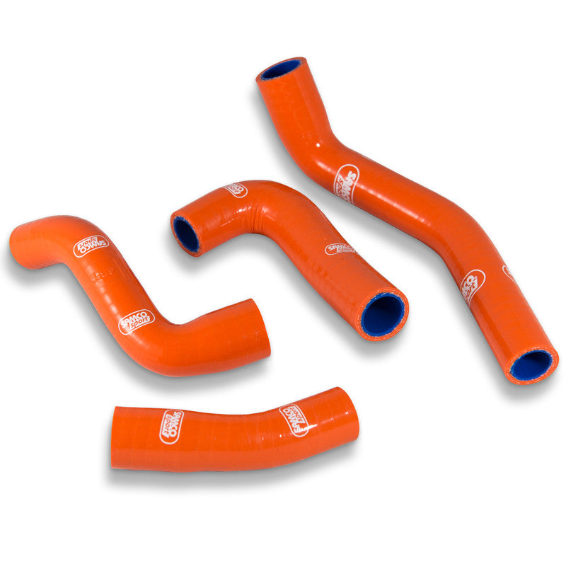 SamcoSport 4 Piece Full Silicone Coolant Hose Set For KTM 125 Duke  RC 125 (2014+)