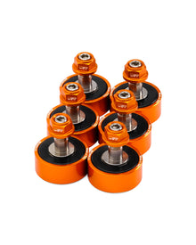 AEM FACTORY - KTM TITANIUM CUSH DRIVES WITH COLOR MATCHED ALUMINUM NUTS