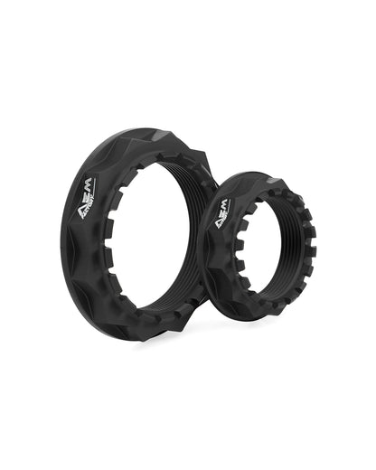AEM FACTORY - 12 POINT ALUMINUM REAR AXLE NUTS FOR KTM 1290 / 1390 SUPER DUKE