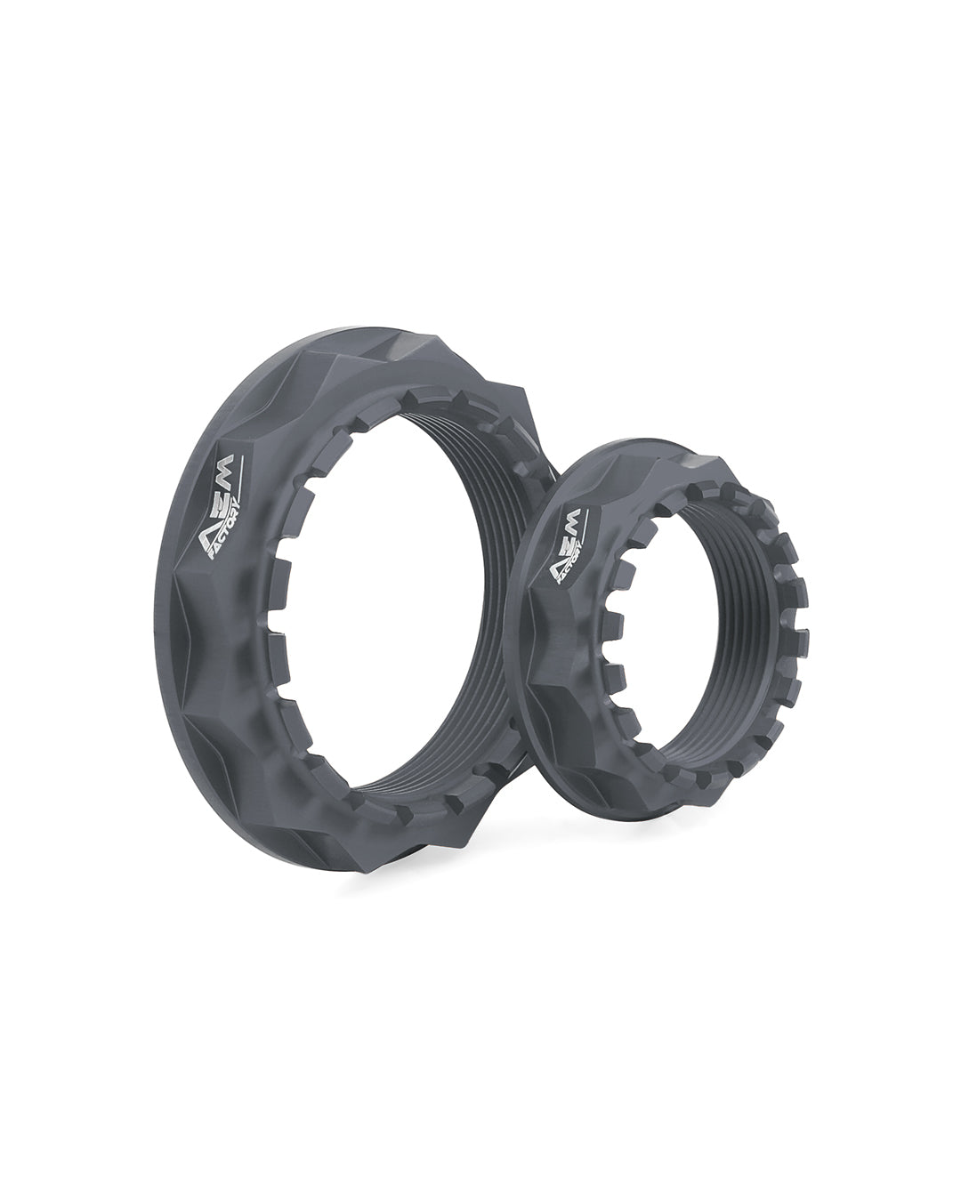 AEM FACTORY - 12 POINT ALUMINUM REAR AXLE NUTS FOR KTM 1290 / 1390 SUPER DUKE